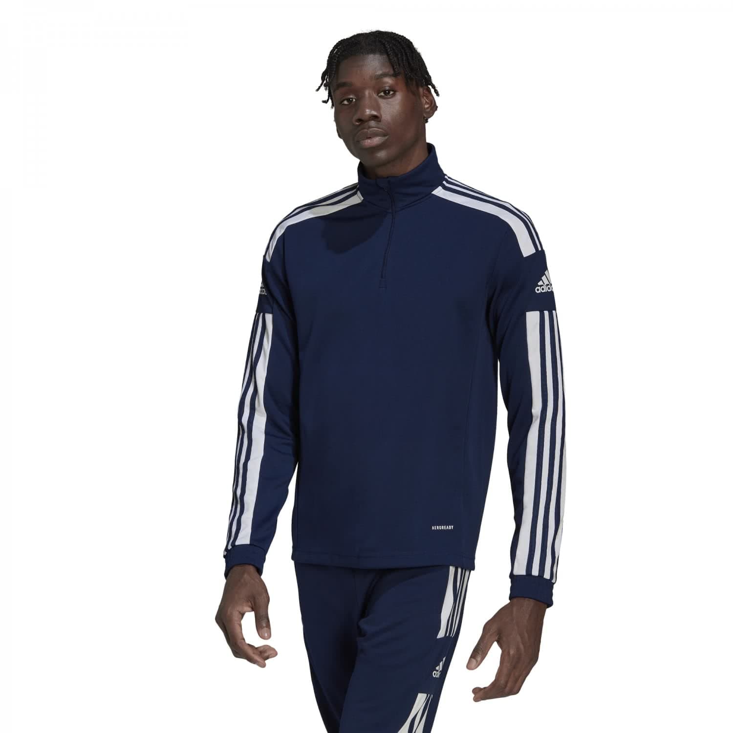 Adidas Hombre Sweatshirt, Team Navy Blue/White, L