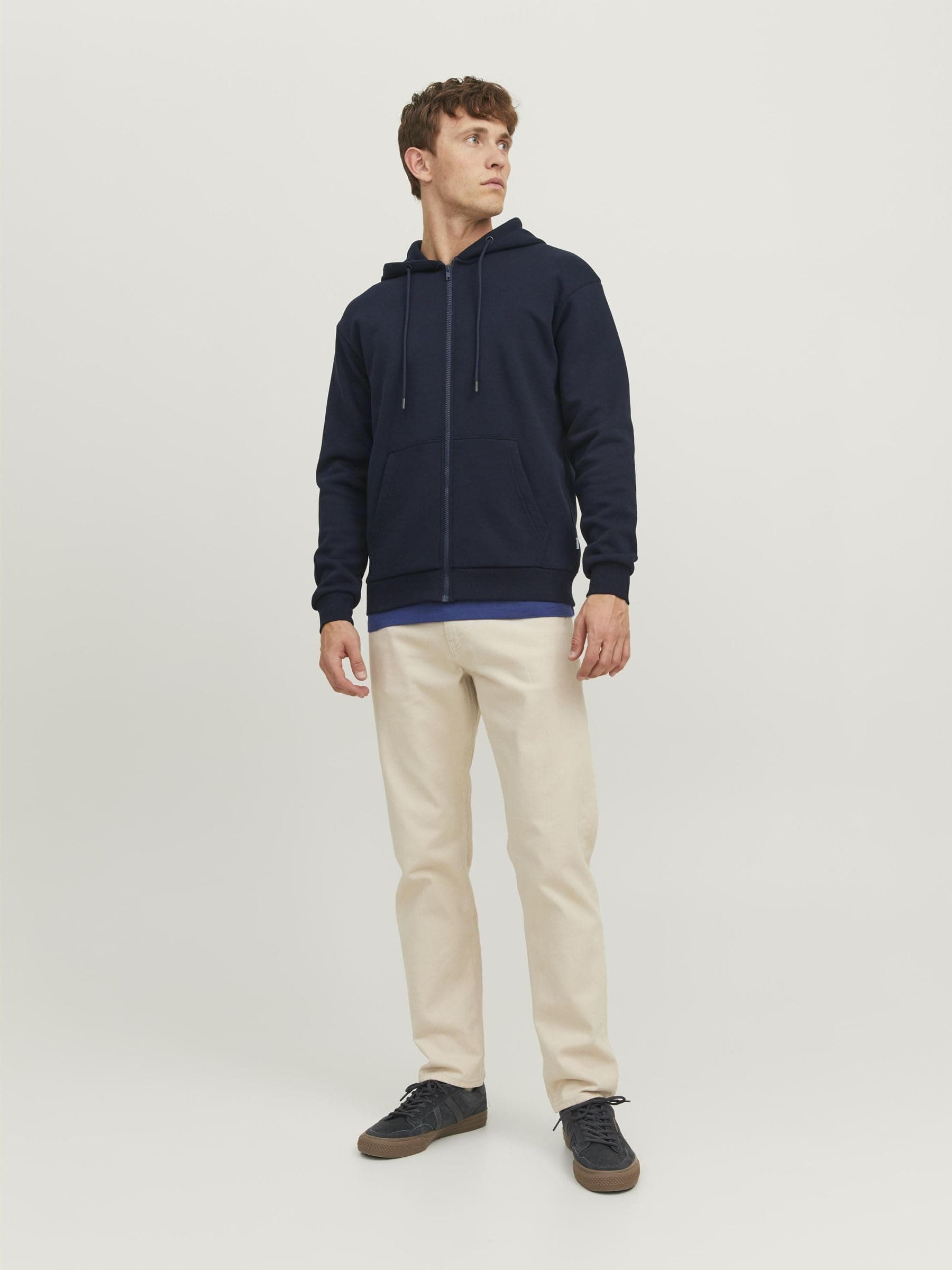JACK & JONES Jjebradley Sudadera con Cremallera Noos Capucha para Hombre