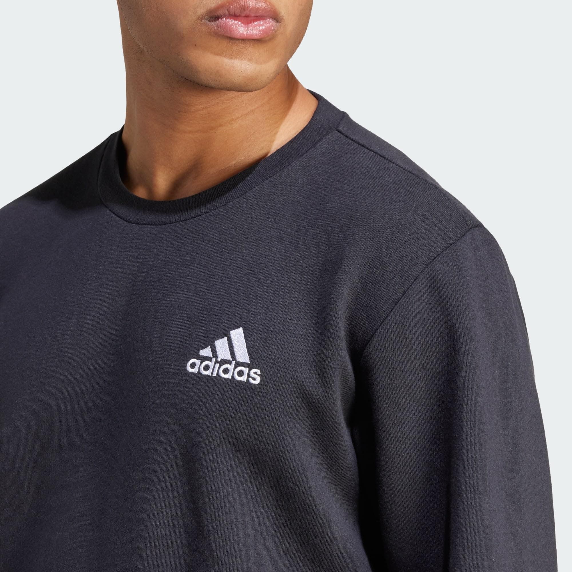 adidas Feelcozy Essentials Fleece Sweatshirt, Sudadera, Hombre