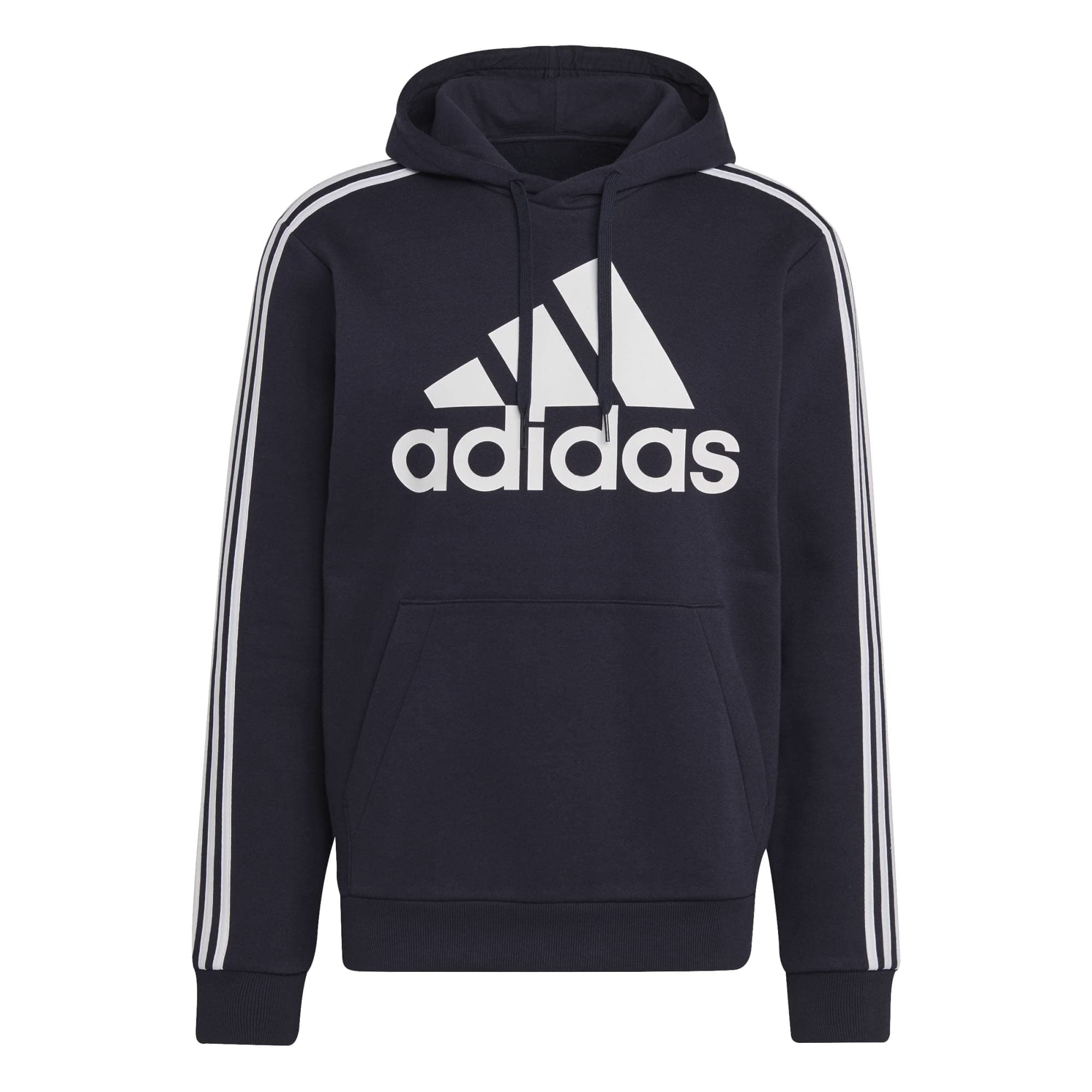 adidas Hombre Essentials Fleece Sudadera con capucha, Legend Ink/White, M