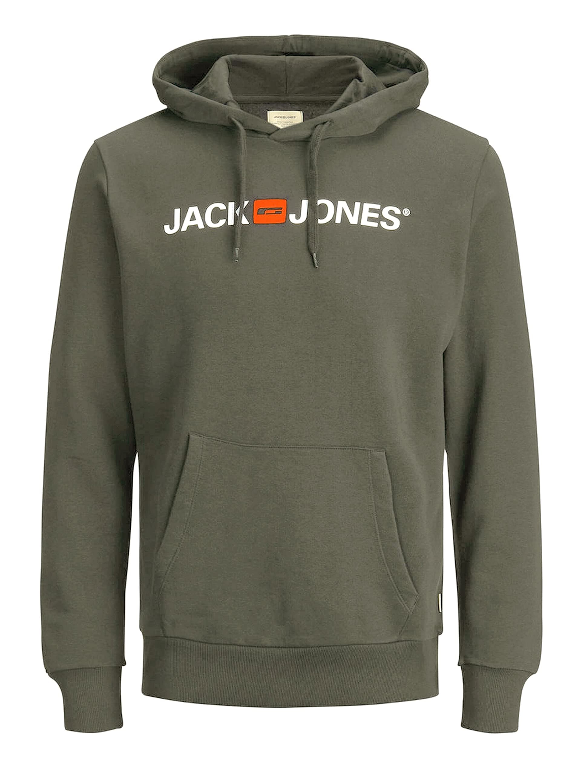 Jack & Jones Hombre Old Logo Soft Cotton Blend Suimover Hoody