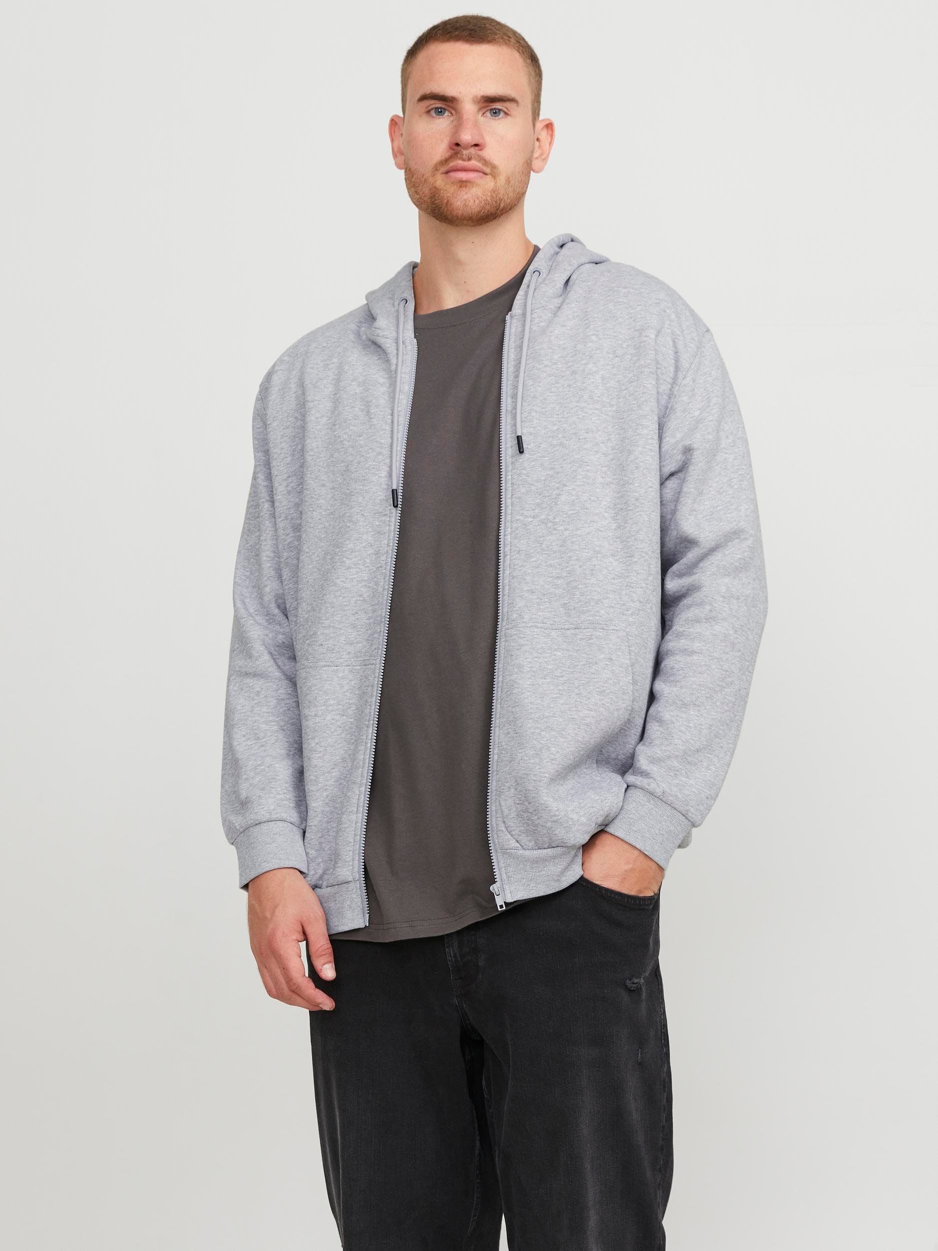 Jack & Jones Jjebradley Sudadera con Cremallera Noos Pls Capucha para Hombre
