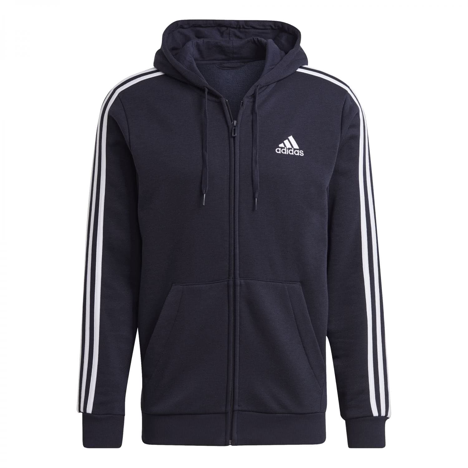adidas M 3s FL FZ HD Sudadera con Capucha Hombre (Pack de 1)