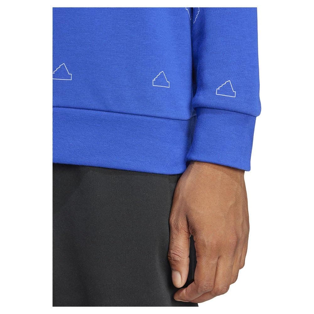 adidas Seasonal Essentials Monogram Graphic Crew Sweatshirt Sudadera para Hombre