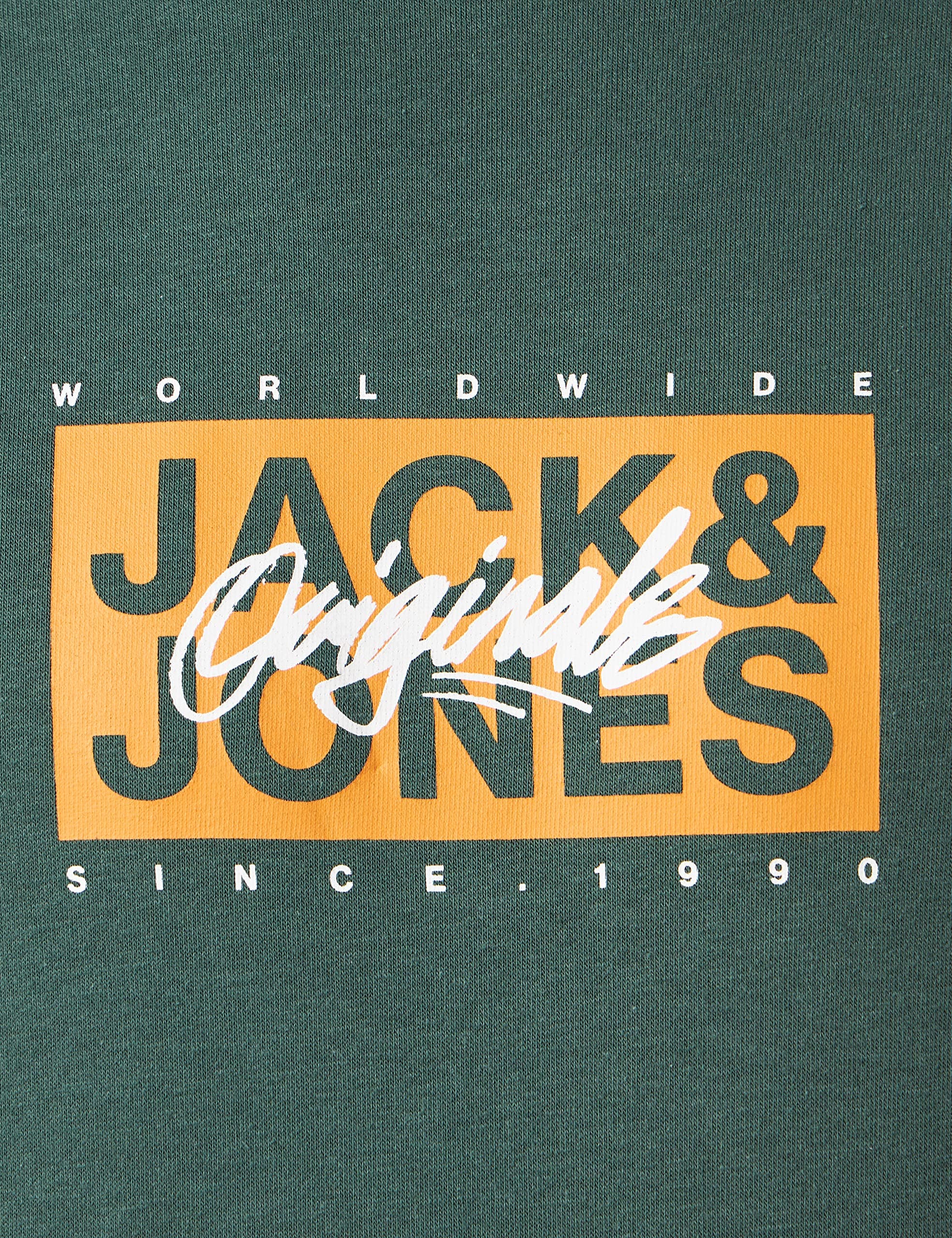 JACK & JONES Jorraces Sudadera con Capucha Fst, Trekking Green, M para Hombre