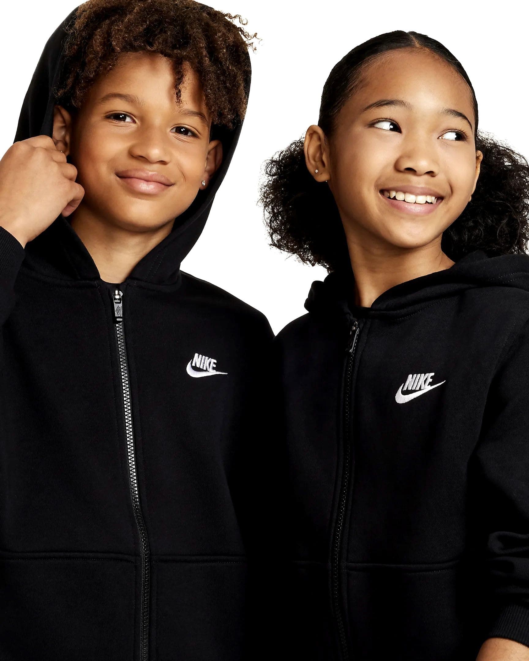 NIKE K NSW Club FLC HD FZ LS Lbr Sweatshirt Unisex Adulto