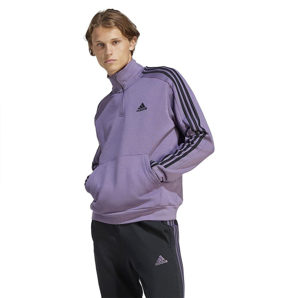 adidas Essentials Fleece 3-Stripes 1/4-zip Sweatshirt Sudadera Hombre