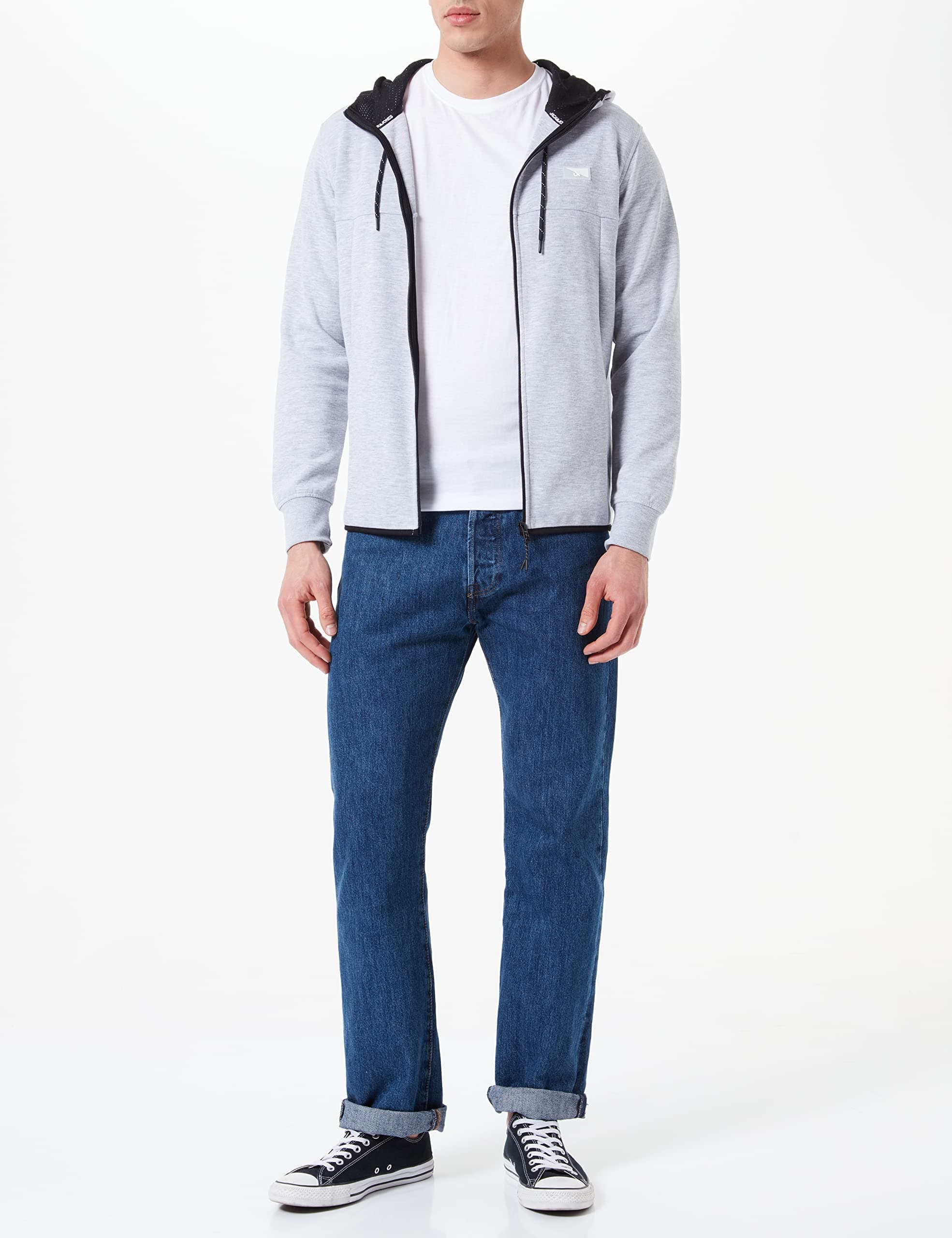 Jack & Jones Jcoair Sweat Zip Hood Sn Chaqueta para Hombre