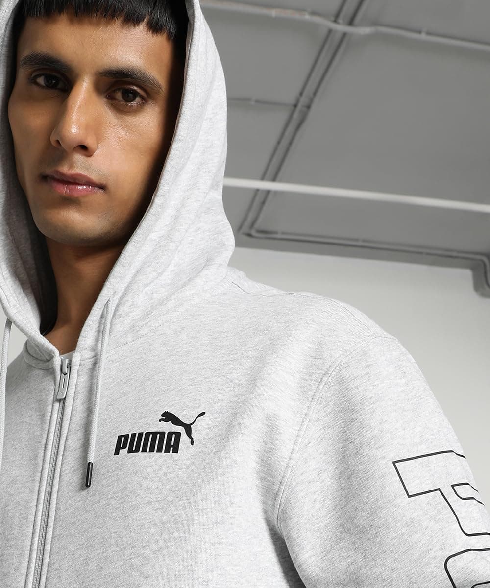 PUMA Power Colorblock Full-Zip Hoodie