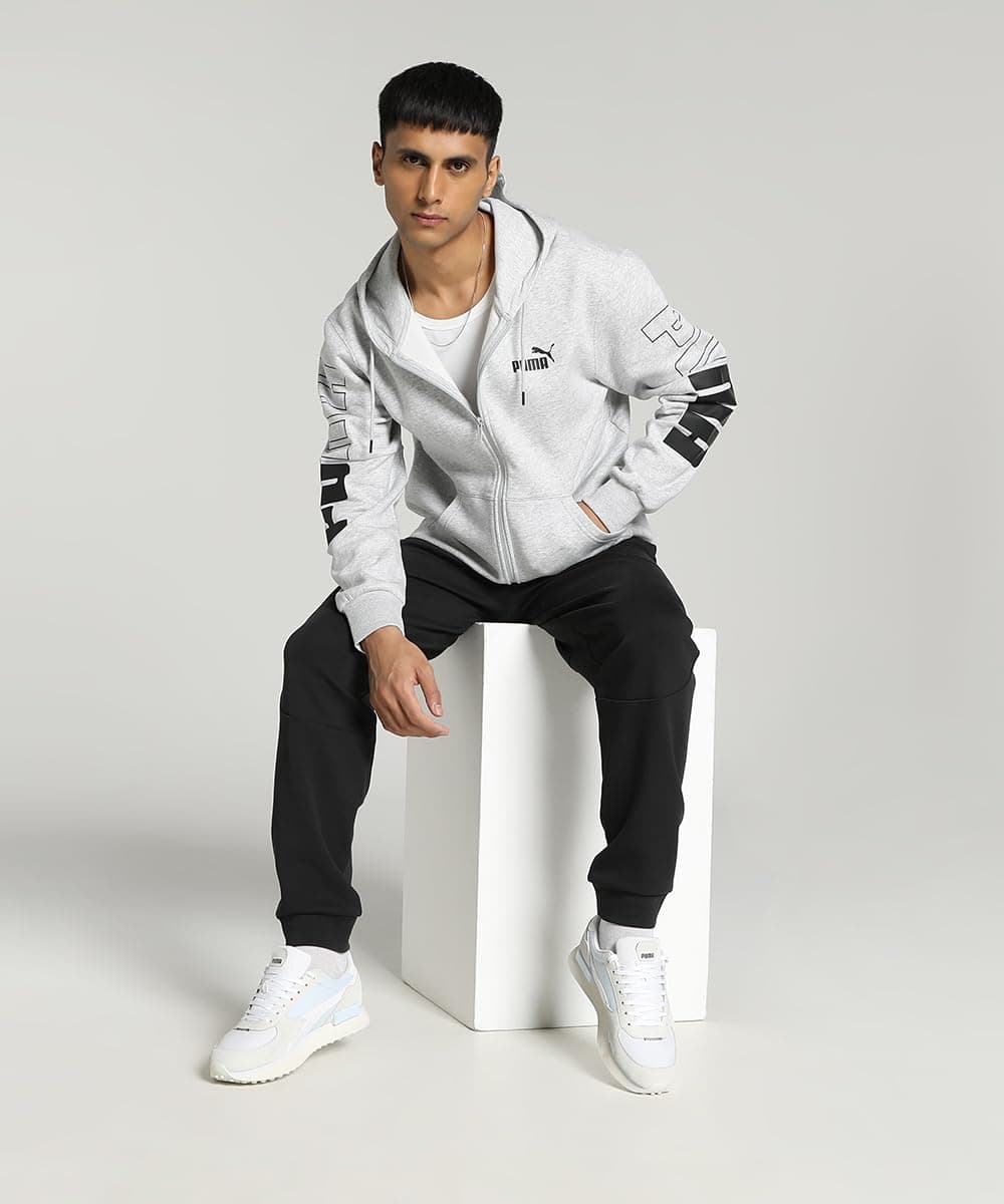PUMA Power Colorblock Full-Zip Hoodie