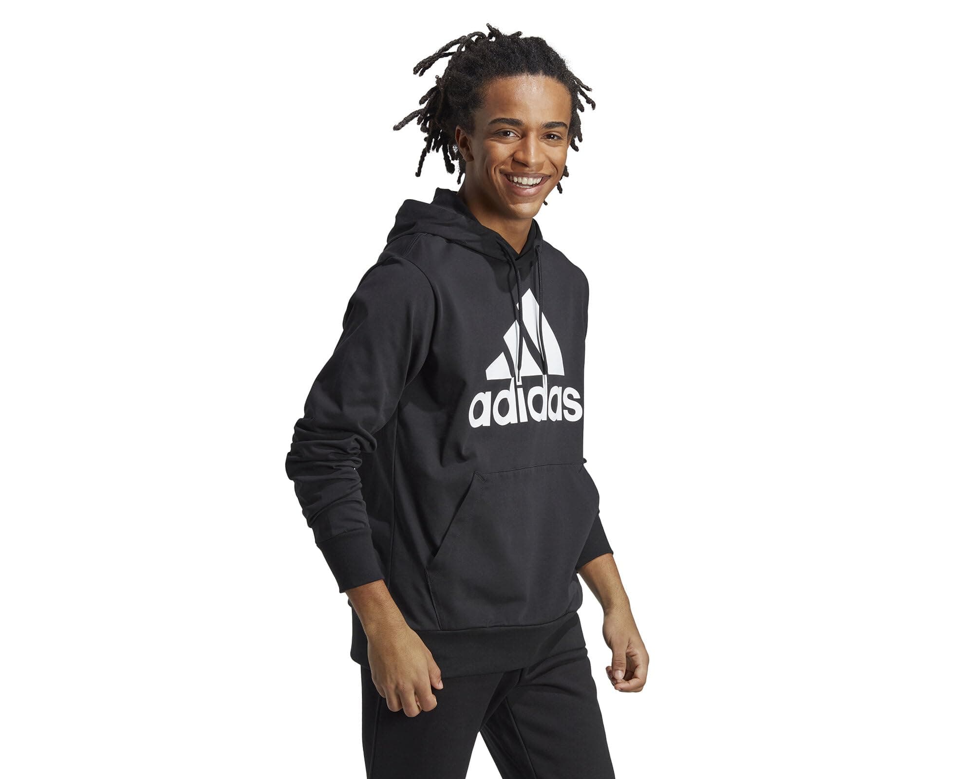 adidas Essentials Logo Hoodie Sweatshirt Hombre (Pack de 1)
