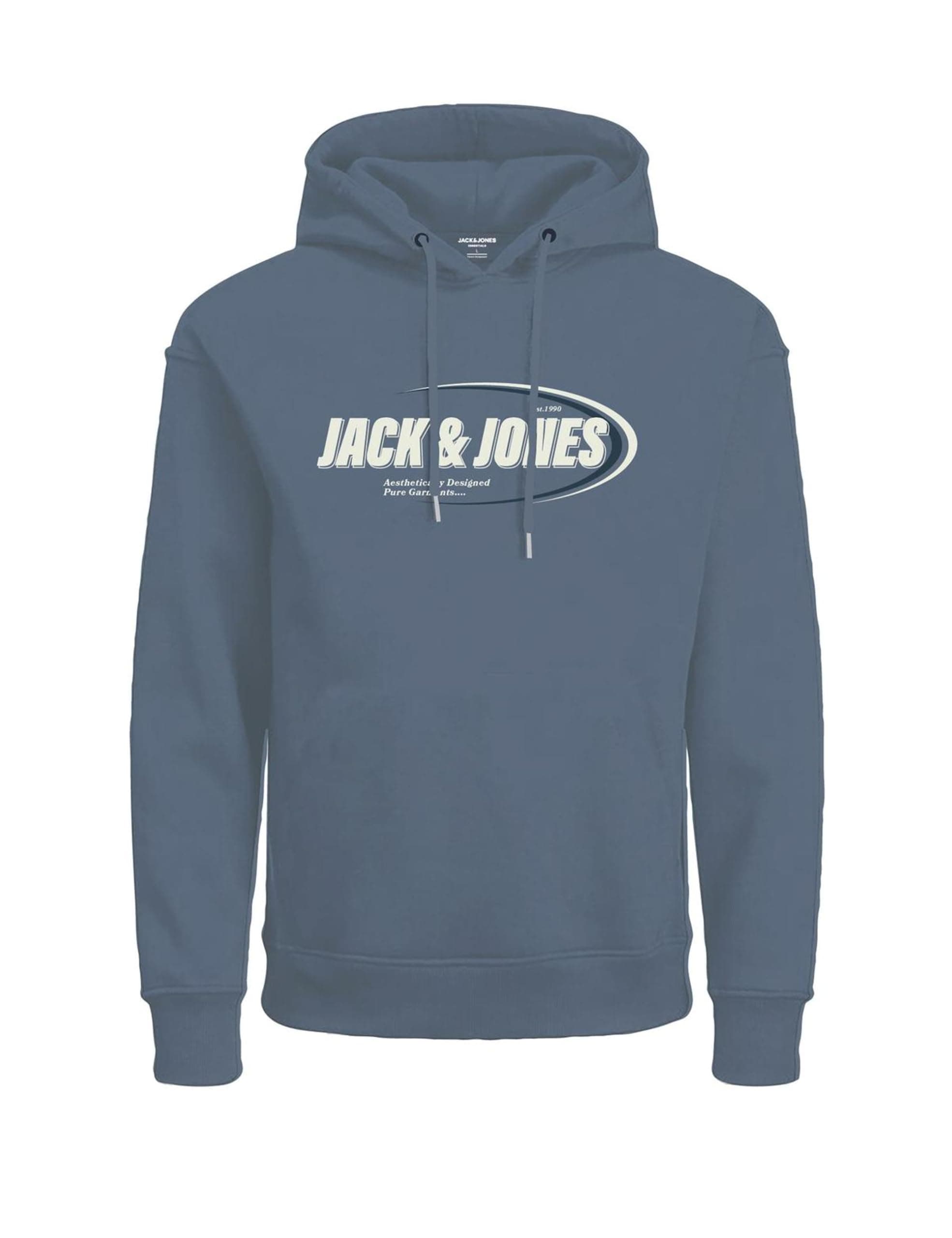 Jack & Jones Sudadera con Capucha Jcoray Branding Hood Fst Hombre