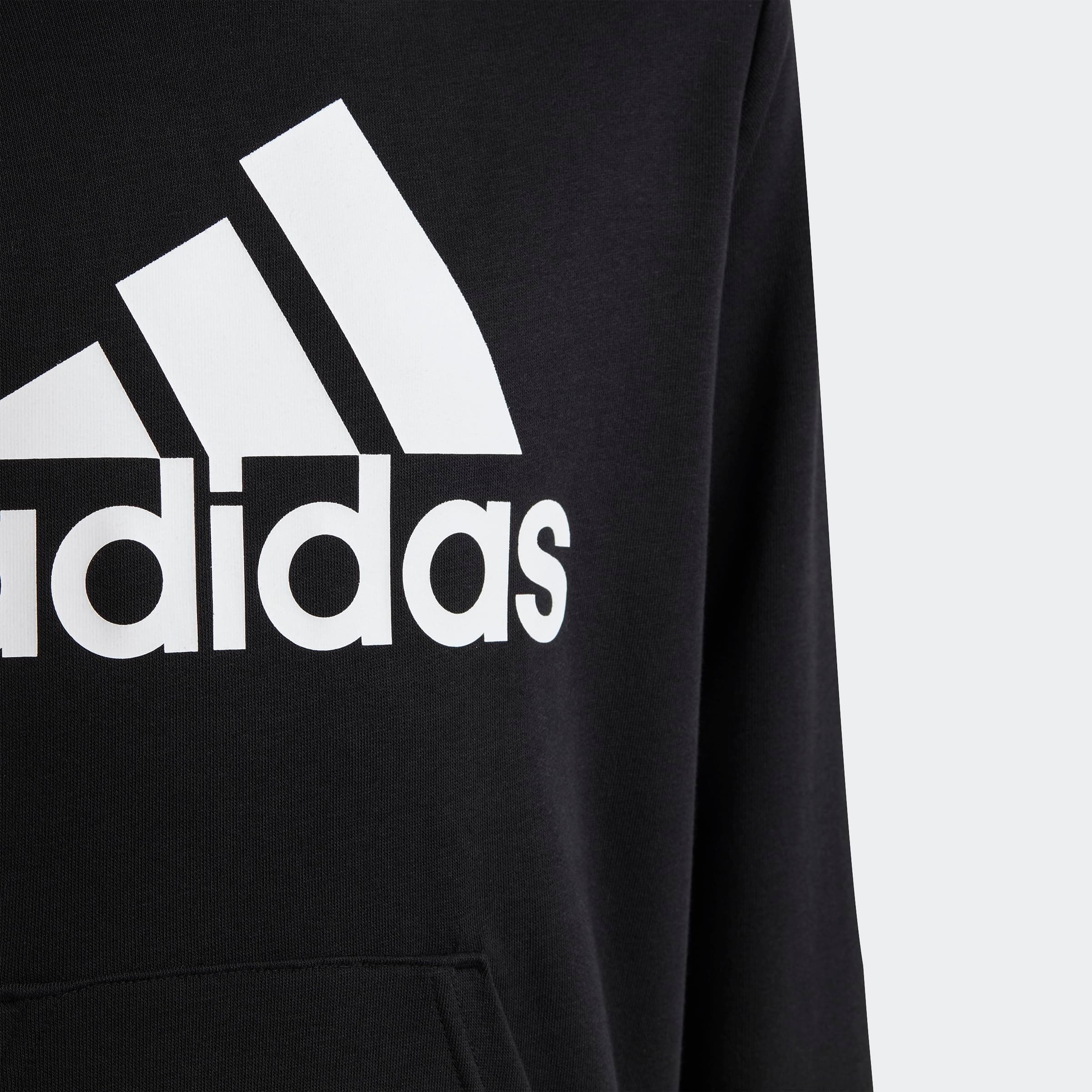 adidas Big Logo Essentials Cotton Hoodie Sudadera Unisex niños (Pack de 1)