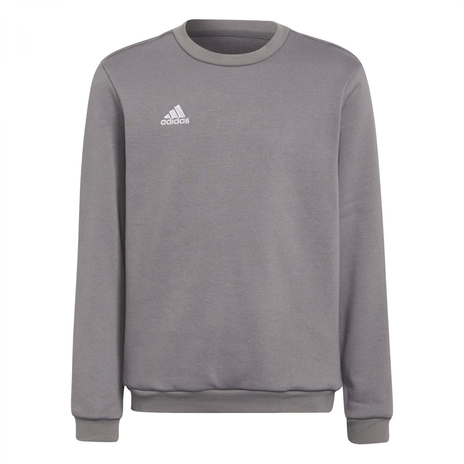adidas Entrada 22 Sweatshirt Sudadera, Team Grey Four, 152 Unisex niños