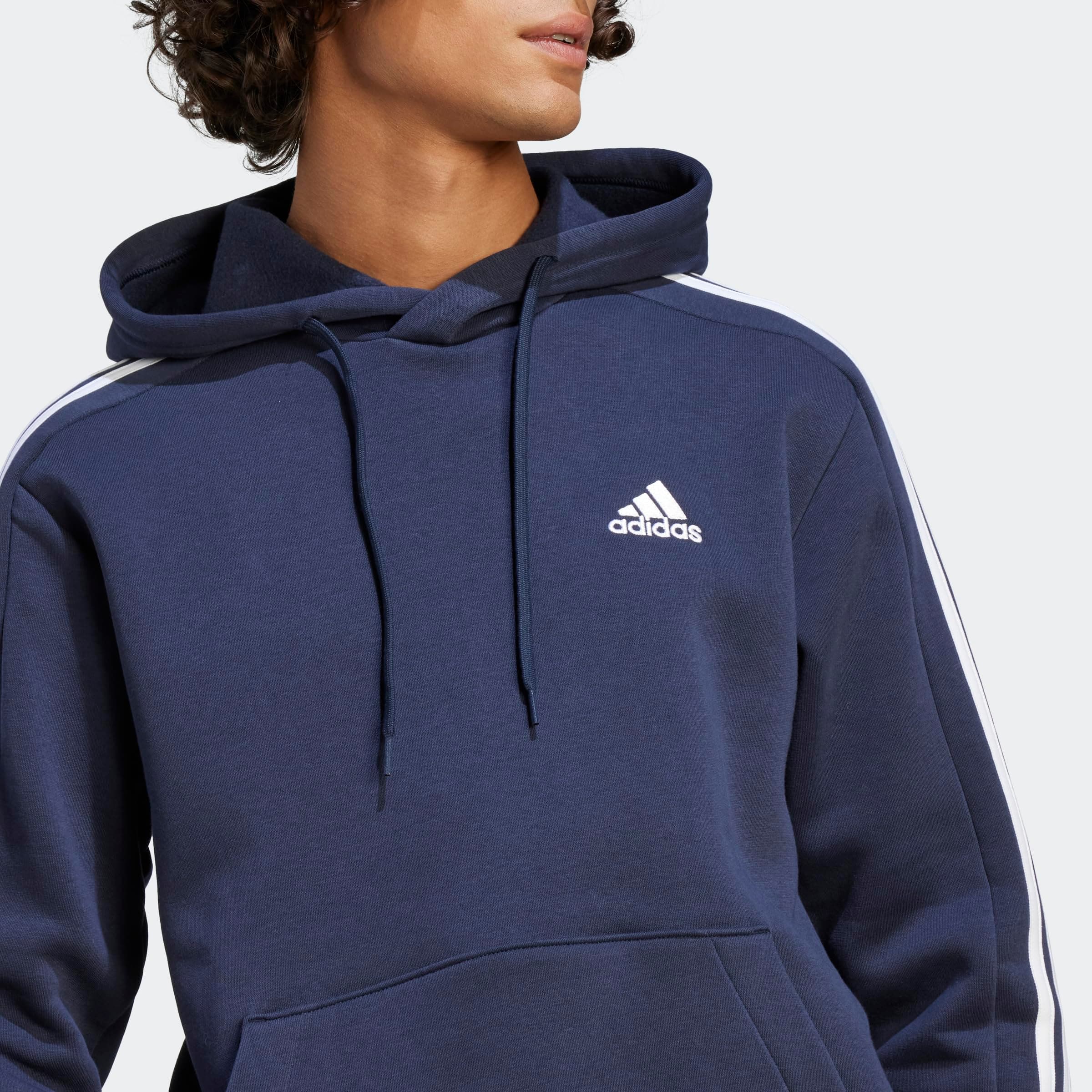 adidas Essentials Fleece 3-Stripes Hoodie Sudadera Hombre