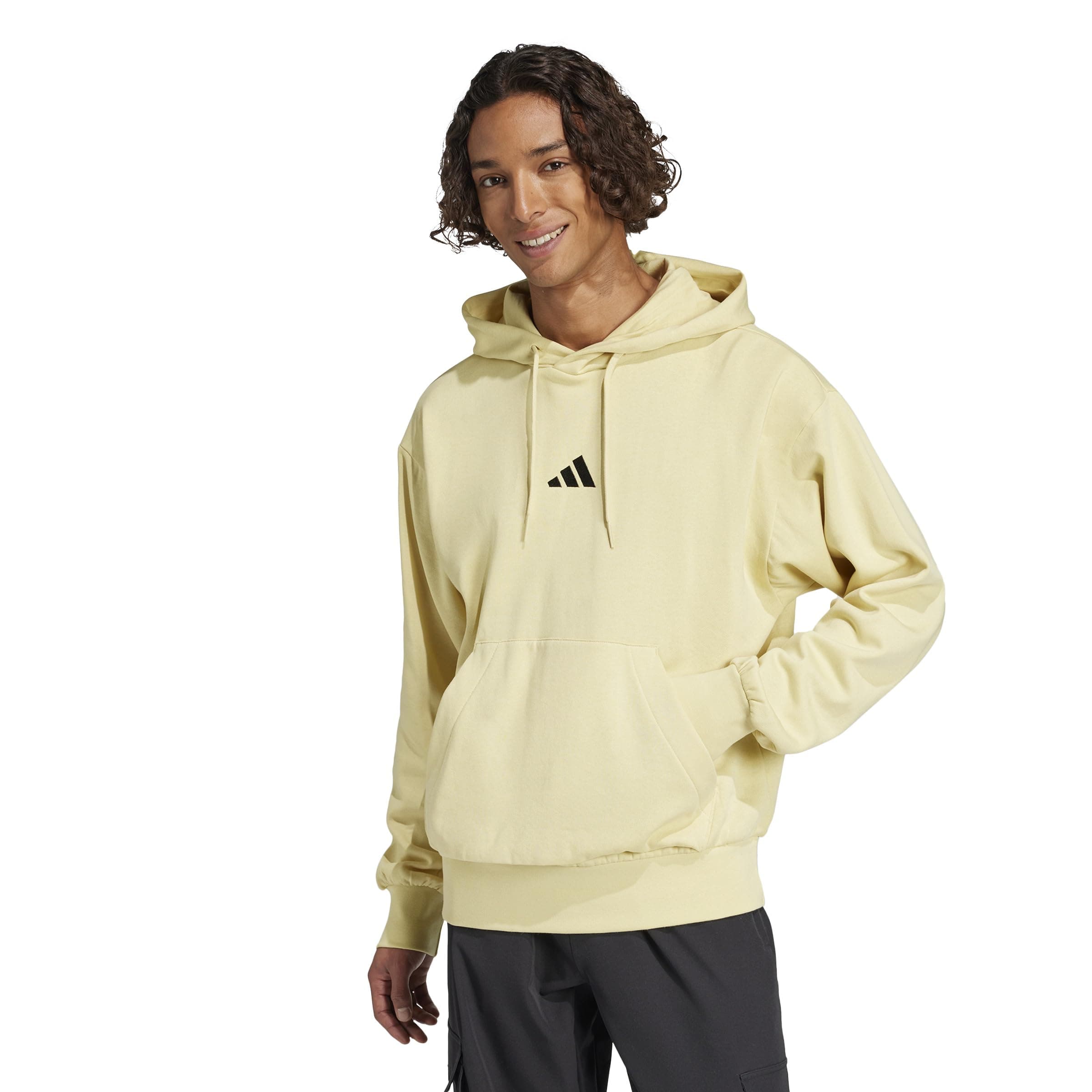adidas Essentials Feelcozy - Sudadera con Capucha de Forro Polar Sudadera con Capucha Hombre (Pack de 1)