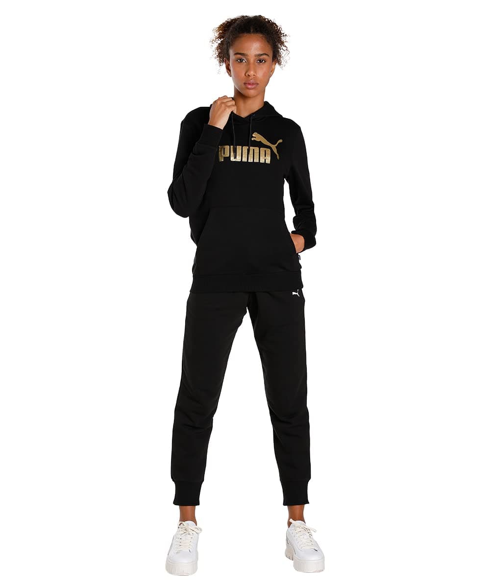 PUMA ESS Logo Hoodie TR Sudadera Mujer