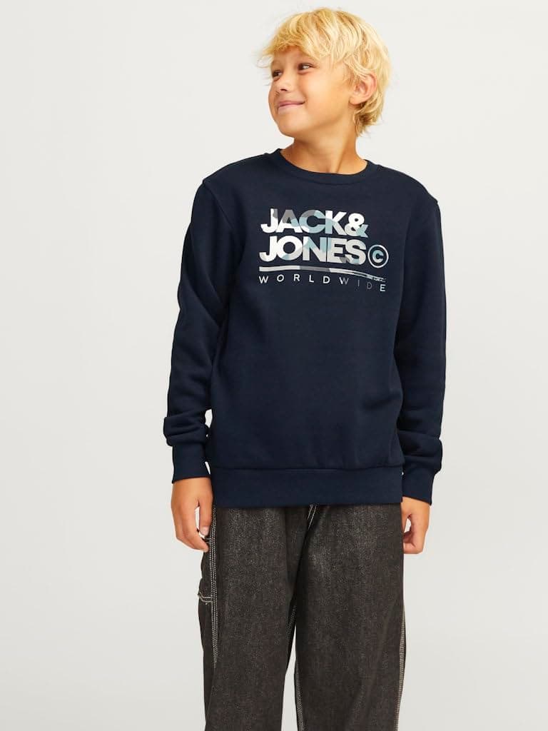 JACK&JONES JUNIOR JJLUKE Sweat Crew Neck JNR, Sudadera,